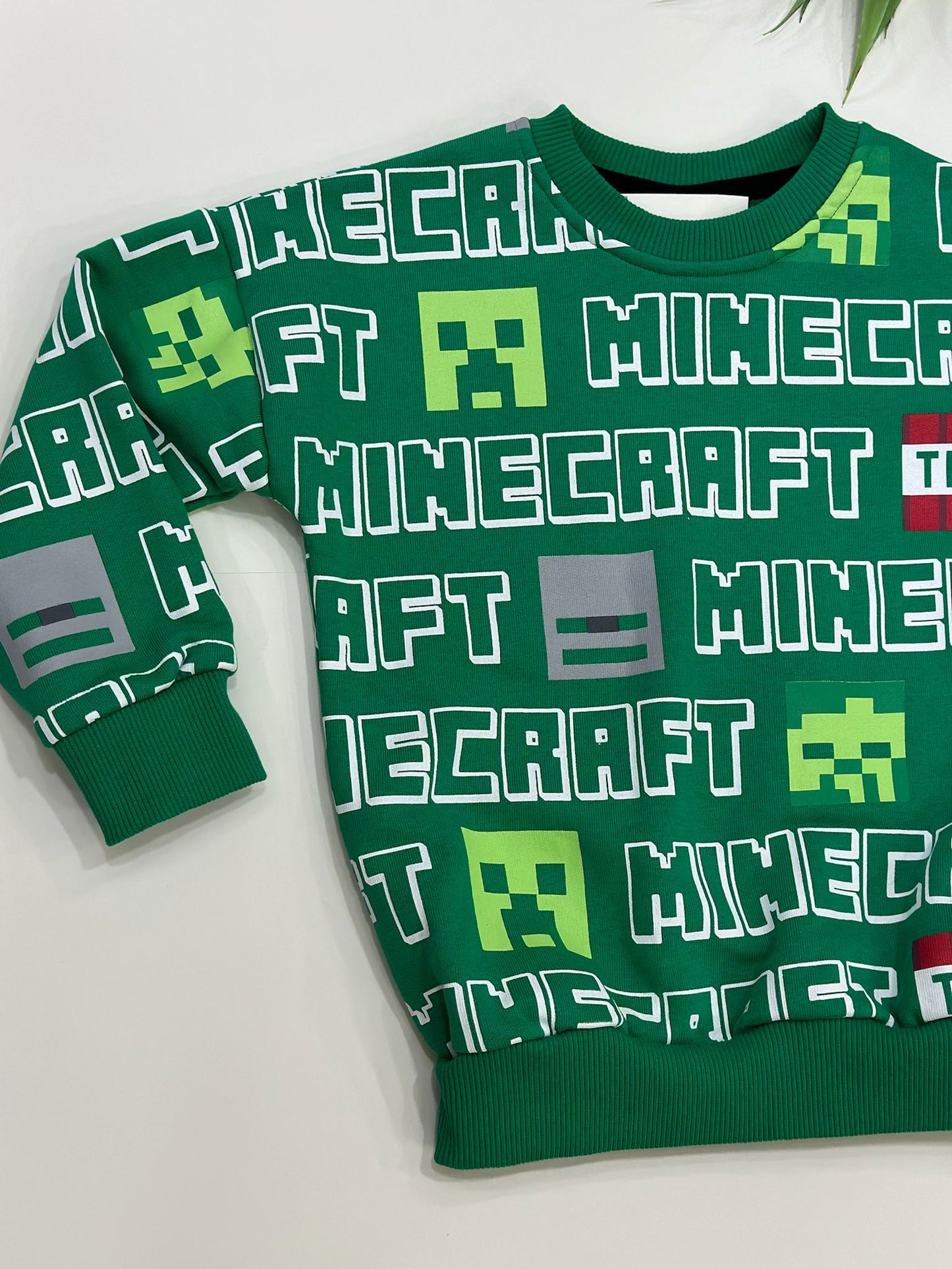 erkek çocuk minecraft baskılı eşofman takımı